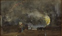 Copy of 'Nocturne: Black and Gold – The Fire Wheel', watercolour, The Hunterian