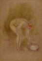 A nude with a bowl, The Hunterian