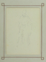 Sketch after a Greek terracotta figure, The Hunterian, m1419