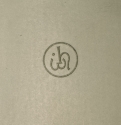 Monogram for William Heinemann, Glasgow University Library
