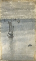 
                    Sailboats in blue water, Fogg Art Museum