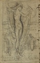 Sketch of 'Harmony in Blue and Gold: The Little Blue Girl', The Hunterian, University of Glasgow