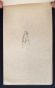 
                    Robed figure, sketchbook (p. 31), The Hunterian