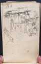 
                    Market in Algiers, sketchbook (p. 32), The Hunterian