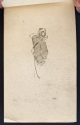 
                    Robed man facing right, sketchbook (p. 33), The Hunterian
