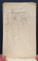 
                    Two figures, sketchbook (p. 72), The Hunterian