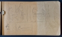 
                    Figure compositions, sketchbook (p. 74), The Hunterian