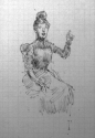 A lady seated, reciting, private collection