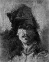 Unknown artist, Study of a Head after Couture, Private collection