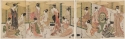 Hosoda Eishi, A Modern Version of the Concert of Ushiwakamaru and Jôruri-hime, 1797-1800, Museum of Fine Arts, Boston
