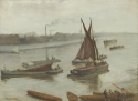 
                Grey and Silver: Old Battersea Reach, Art Institute of Chicago