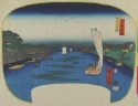 Utagawa Hiroshige, The Banks of the Sumida River, Victoria and Albert Museum