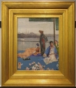 Variations in Flesh Colour and Green: The Balcony, Freer Gallery of Art, framed