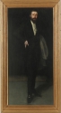 Arrangement in Black: Portrait of F. R. Leyland, framed, Freer Gallery of Art