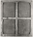 Arrangement in Grey and Black: Portrait of the Painter's Mother, verso of frame, 1973