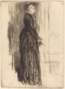 The Little Velvet Dress, drypoint, National Gallery of Art, DC, B-10527