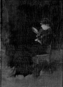 Arrangement in Black: Girl Reading, photograph, 1940s?