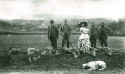 Lady Meux and shooting party, photograph,  Lowewood Museum