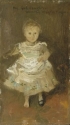 
                Note in Flesh Colour and Grey: Portrait of Miss Dorothy Menpes, Private Collection