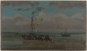 
                    Blue and Grey: Unloading, Freer Gallery of Art