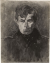 Sketch Portrait of Walter Sickert, Dublin City Gallery, The Hugh Lane, photograph 1980