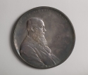 V. D. Brenner,  George A. Lucas, 1899, bronze & silver, Metropolitan Museum of Art, 01.10