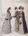 Fashion plate, The Queen, vol. 86, 2 November 1889, f.p. 604