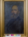 Portrait of Dr Isaac Burnet Davenport, frame detail