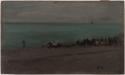 Blue and Silver: Boat Entering Pourville, Freer Gallery of Art 