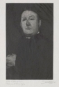 View a larger version of this image Henry Wolf after Whistler, Portrait of Richard A. Canfield, woodcut, Freer Gallery
of Art