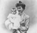 
                    Mrs Vanderbilt and baby Cornelia, photograph, Biltmore 