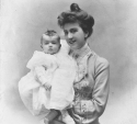 
                Mrs Vanderbilt and baby Cornelia, photograph 