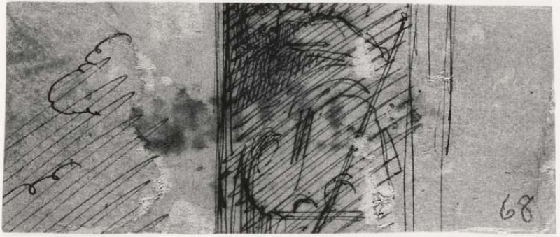 r.: The Guard Tents; v.: Fragment, illegible