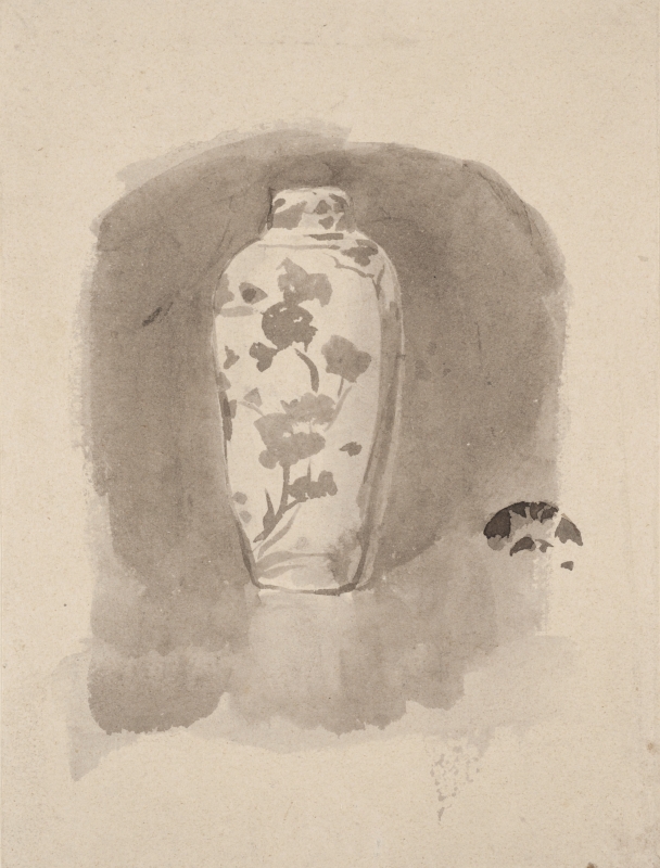 Oviform Vase and Cover