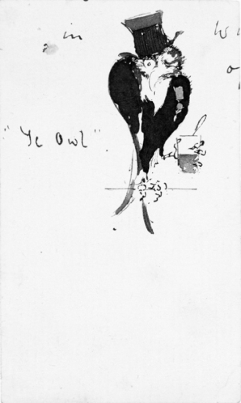 C. A. Howell as 'Ye Owl'