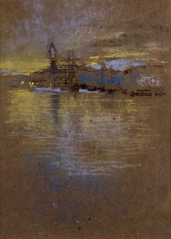 View in Venice, looking towards the Molo