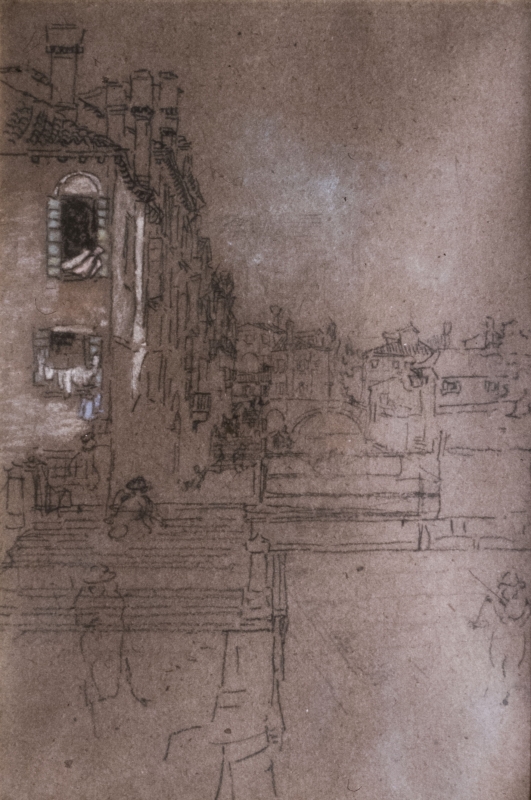 Venetian canal; v.: Bridge over canal