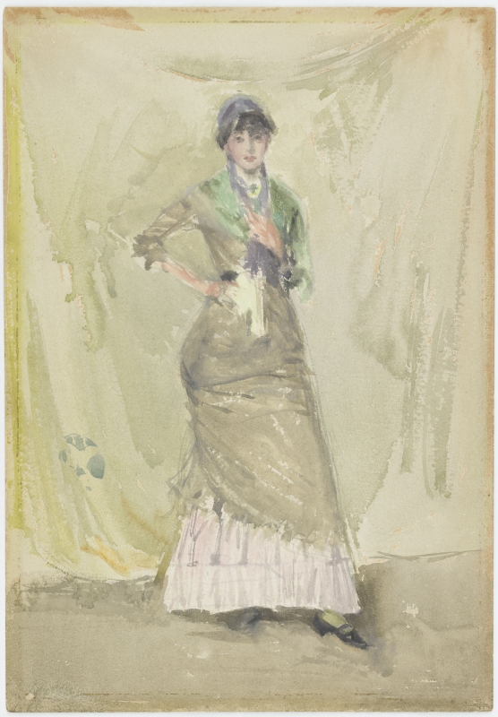 r.: A Note in Green; v.: Maud in bed