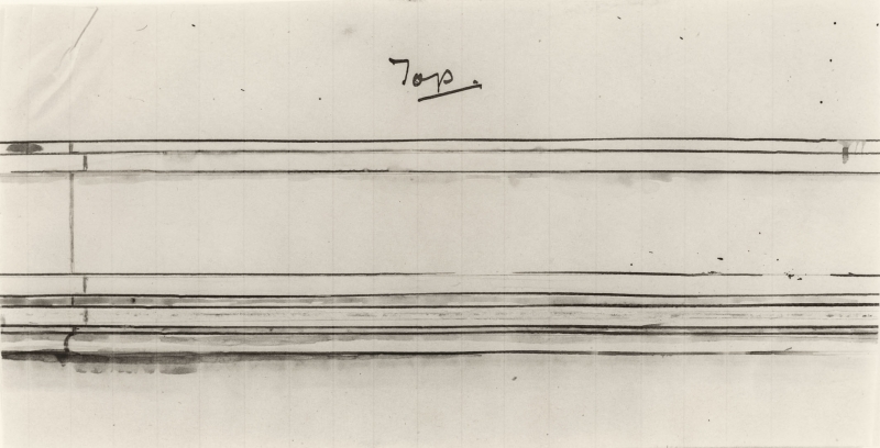 Design for mouldings for Messrs Dowdeswell