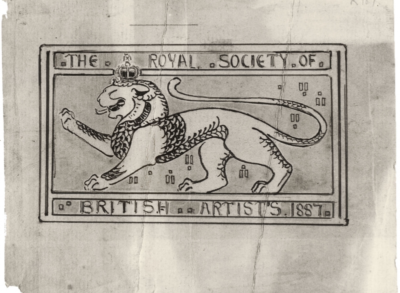 Crowned lion