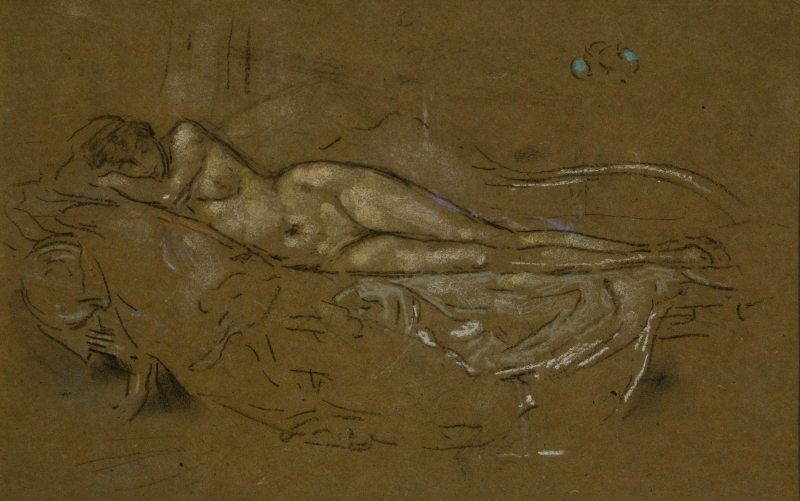 Nude reclining