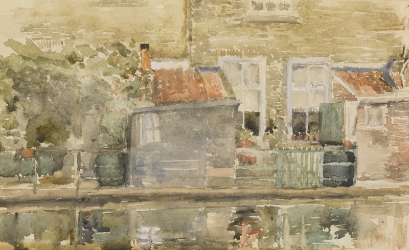 Canal Scene  in Holland